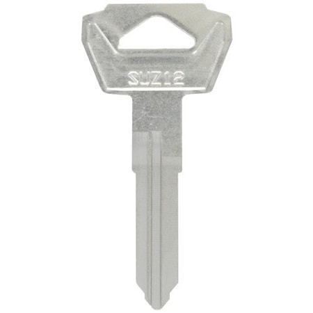 Hillman HILLMAN Traditional Key Motorcycle Key Blank SU-12 Double For Suzuki 84558